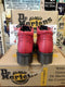 Dr Martens Made in England Red Greasy Boot With Stacked Heel Size 4