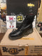 Dr Marten Made in England Black Stacked heel Boots Size 4