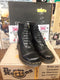 Dr Marten Made in England Black Stacked heel Boots Size 4