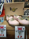 Dr Martens Mary Jane Pink QQ Leather Size 8