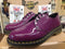 Dr Martens Purple Patent 3 hole shoes,  limited Edition.  1461 size 8