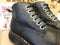 Dr Martens Vintage Black Waxy 6 hole Platform Boots,  Size 4 limited  Edition..Made in England