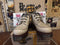 Dr Martens Parchment 3 hole Ankle boot,  platform sole,  vintage production,  UK size 6