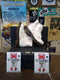 Dr Martens Snowflake, Size UK 3-5, Womens Ankle Boots, White and Red Snowflake 6 Hole. 8175