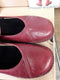 Dr Martens Mary Janes, Size UK7, Bright Red, Soft Leather Women's Shoes / Limited Edition