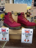 Dr Martens Purple, Size UK4, Waxy Suede Boots, Ankle Boots, Leather Womens Boots / 939