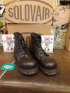 SOLOVAIR SV12 Brown Steel Boot 6 Hole Size 9