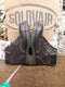 SOLOVAIR SV12 Brown Steel Boot 6 Hole Size 9