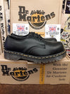 Dr Martens 2225 Black Waxy 3 Hole Steel Size 6