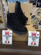 Dr Martens Nubuck Boots, Size UK9, Men's Black Boots, Leather Shoes, Winter Boots / 939