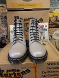 Dr Martens Made in England Lilac Gunmetal 8-Hole Size 4