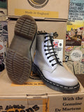 Dr Martens Made in England Lilac Gunmetal 8-Hole Size 4