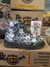 Dr Martens Made in England Grey Camouflage 6 Hole Boots Size 5