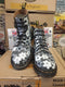 Dr Martens Made in England Grey Camouflage 6 Hole Boots Size 5