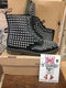 Dr Martens 1460, Spike, Black Smooth Leather, 8 Hole Boots / Various Sizes