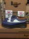 Dr Martens Made in England Blue and White Two Tone Brogue Size 5