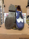 Dr Martens Made in England Blue and White Two Tone Brogue Size 5