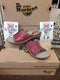 Dr Martens 3b78 Red Leather Sandal Size 3
