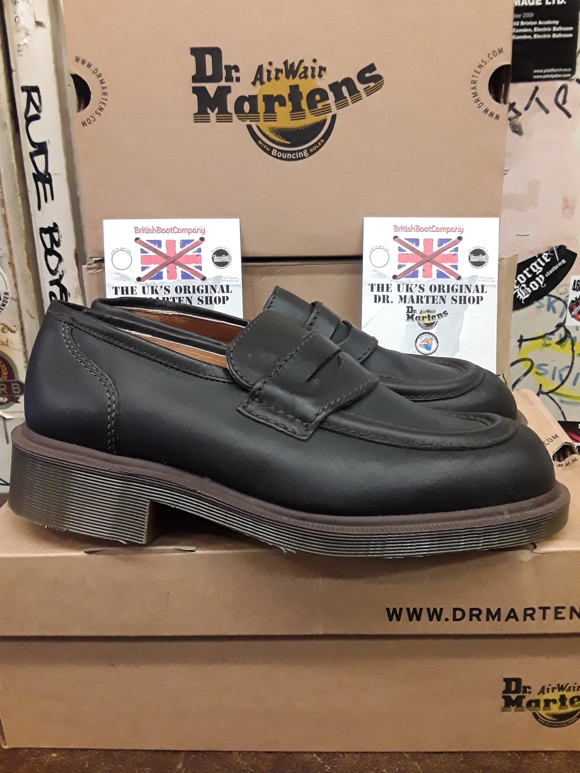 Eftermæle intellektuel Devise Dr Martens Made in England Penny Loafers Size 6 1/2