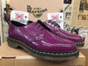 Dr Martens Purple Patent 3 hole shoes,  limited Edition.  1461 size 5 & 8