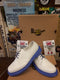 Dr Martens 1461, White Leather Shoes, Blue Sole, Womens Shoes / Various Sizes