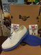 Dr Martens 1461, White Leather Shoes, Blue Sole, Womens Shoes / Various Sizes