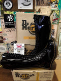 Dr Martens Made in England 9730 Black Patent 20 Hole Size 4