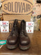 SOLOVAIR SV12 Brown Steel Boot 6 Hole Size 9