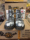 Dr Martens Made in England Grey Camouflage 6 Hole Boots Size 5