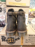 Dr Martens Made in England Aztec Crazy Horse 6 Eye Padded Collar Size 9