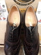 Dr Martens (2035) Made in England Brogue BURGUNDY VARIOUS SIZES