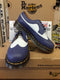 Dr Martens Made in England Blue and White Two Tone Brogue Size 5