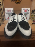 Dr Martens Made in England Winkle Pickers Two Tone Black and White Size 8