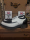 Dr Martens Made in England Winkle Pickers Two Tone Black and White Size 8