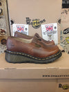 Dr Martens Mary Jane, Brown Punched T-Bars Production Sample Size 4