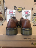 Dr Martens Mary Jane, Brown Punched T-Bars Production Sample Size 4
