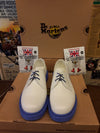 Dr Martens 1461 White and Blue Sole Various Sizes