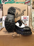 Gripfast Made in England Black and White Size Two Tone Brogue Various Sizes