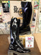 Dr Martens Made in England 9730 Black Patent 20 Hole Size 4
