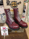 Dr Martens Made in England 1919C Steel Cherry Various Sizes