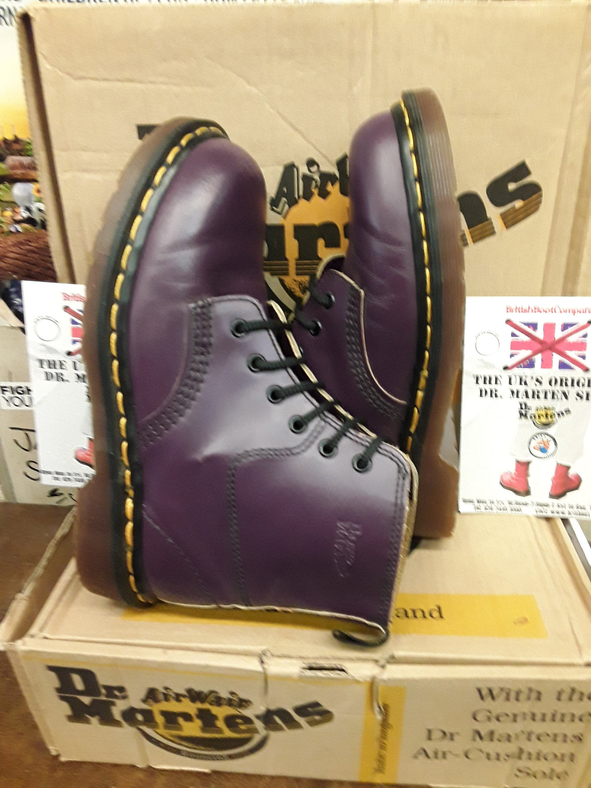 Dr Martens 8175 Made in England Purple 6 Hole