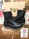 Dr Martens 1C96 Black 10 Hole Steel Laser Cut Various Sizes