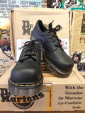 Dr Martens Made in England Black Greasy Industrial 2 Eye 2 D-Ring Steel Shoes Size 10
