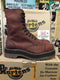 Dr Martens Made in England Wild Cherry 10 Eye Steel Toe Boot size 8 UK
