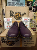 Dr Martens Made in England Purple 3 Hole Shoes Size 9
