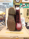Dr Martens Made in England Cherry Haircell 7 Hole Steel Toe Boots Size 7