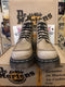 Dr Martens Made in England Linen Harvey 6 Eye Moccasinapron Boot Size 4
