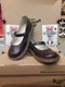 Dr Martens Bugundy Mel Mary Jane&#39;s Size 4