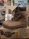 Dr Martens Made in England 6-D Ring Brown Industrial Steel Toe Boots Size 7