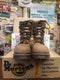 Dr Martens Made in England 6-D Ring Brown Industrial Steel Toe Boots Size 7